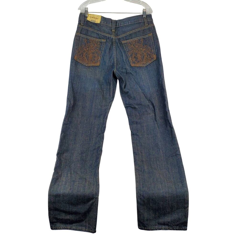 American Rag Cie Women's Bootcut Jeans 32X34 Chinese Dragon Embroidered NWT